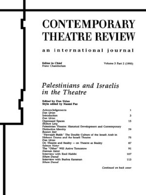 cover image of Palestinians and Israelis in the Theatre